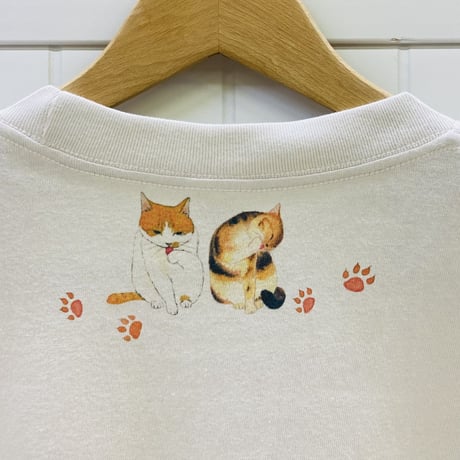ビックTシャツ☆ボタニカル猫