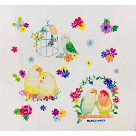 お買い物袋☆鳥かごシリーズ☆【セキセイ☆オカメ☆コザクラ】