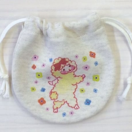 ミニ巾着☆リボンひつじちゃん