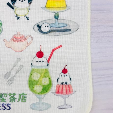 ハンカチ☆シマエナガ喫茶店