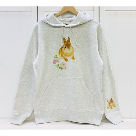 プルパーカー☆薔薇とうさぎ