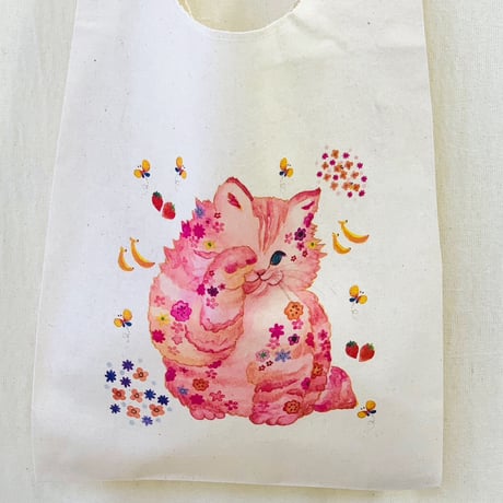 モンゴお買い物袋☆ことりシリーズ☆ピンクシリーズ