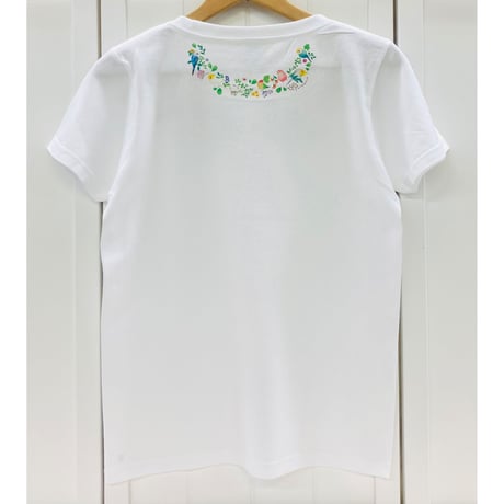レディースTシャツ☆小鳥のリース