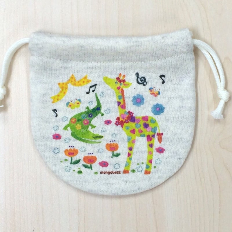 ミニ巾着☆ワニとキリン | mongobess