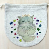 巾着大☆お眠りにゃんこ