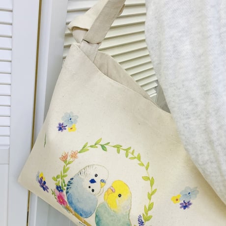 サコッシュM　内ポケット付☆鳥かごインコシリーズ☆