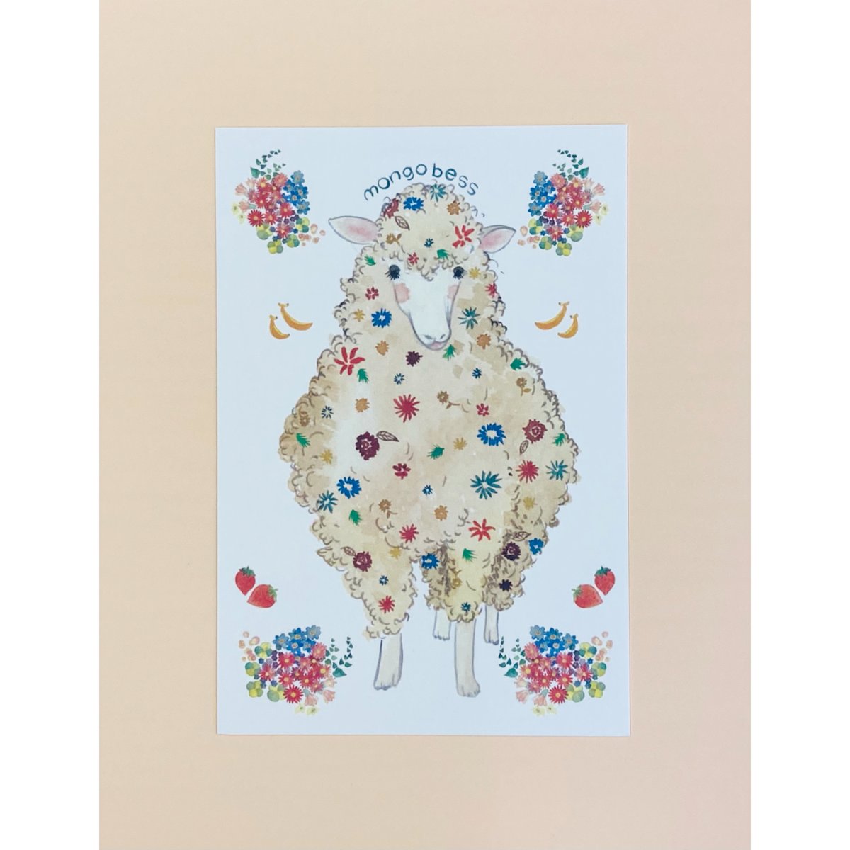 ポストカード☆ ひつじ | mongobess