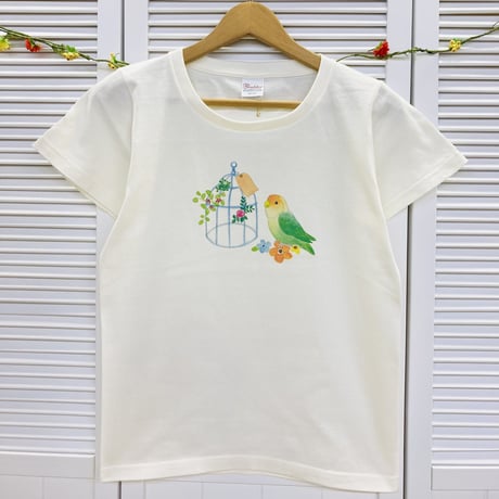 レディースTシャツ☆鳥かごシリーズ