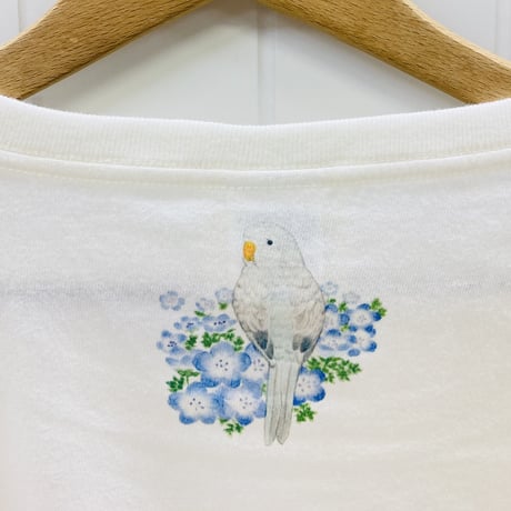 レディースTシャツ☆ネモフィラとオキナ