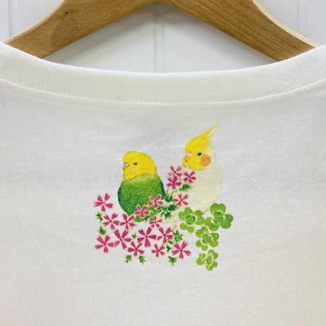レディースTシャツ☆小鳥ガーデン