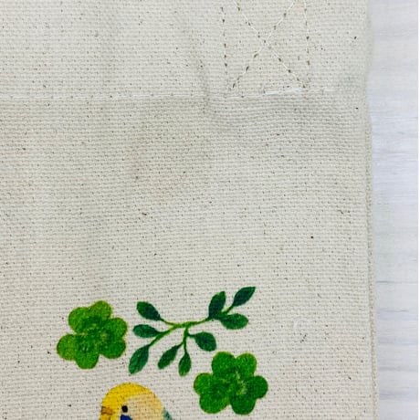 サコッシュM　内ポケット付☆小鳥のリース