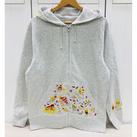 ジップパーカー☆オカメ喫茶
