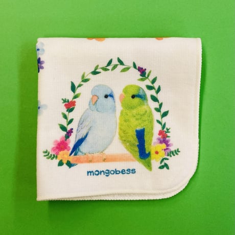 ハンカチ☆鳥かごインコシリーズ☆