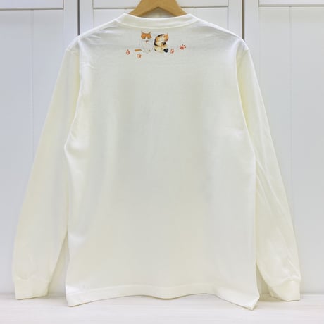 長袖Tシャツ☆ボタニカル猫