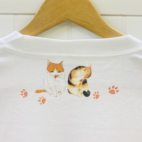 ビックTシャツ☆ボタニカル猫