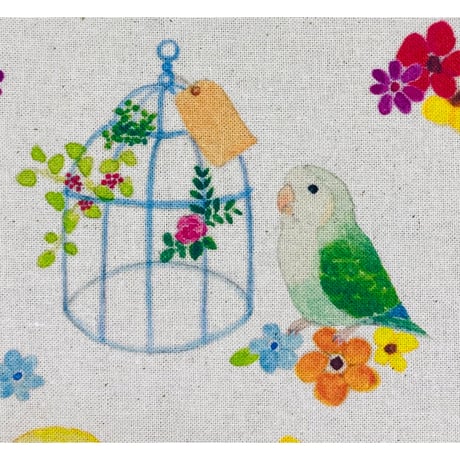 お買い物袋☆鳥かごシリーズ☆【セキセイ☆オカメ☆コザクラ】