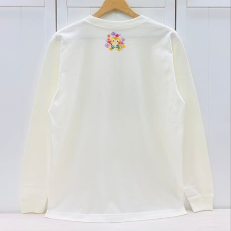 長袖Tシャツ☆フラワーネコ
