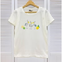 レディースTシャツ☆フルーツ&ハシビロコウ
