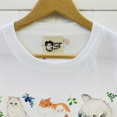 ビックTシャツ☆ボタニカル猫