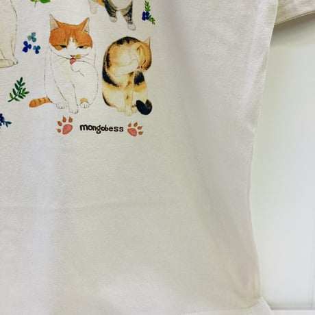 ビックTシャツ☆ボタニカル猫