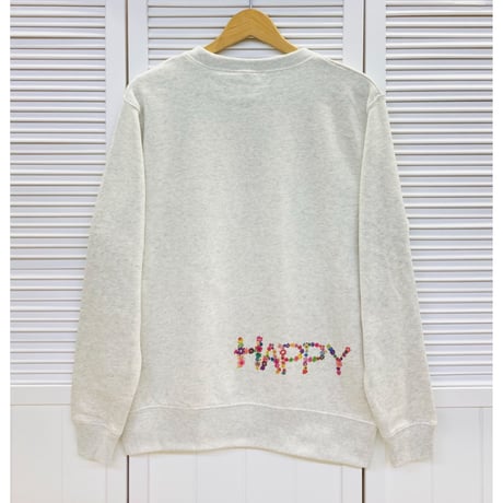 スウェットトレーナー☆HAPPY