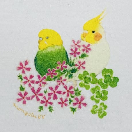 レディースTシャツ☆小鳥ガーデン