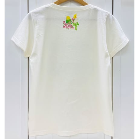 レディースTシャツ☆小鳥ガーデン