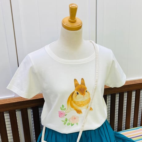 レディースTシャツ☆小鳥ガーデン