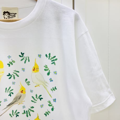 ビックTシャツ☆ボタニカルオカメ