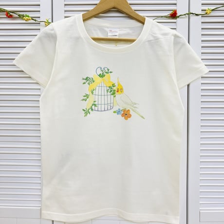 レディースTシャツ☆鳥かごシリーズ