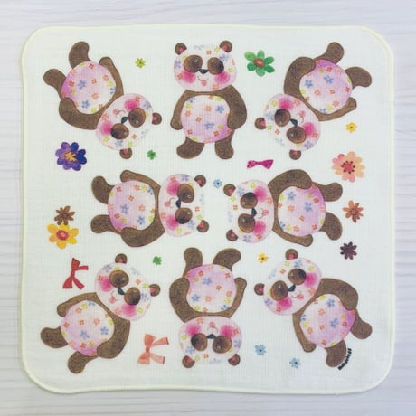 ガーゼハンカチ☆パンダいっぱい