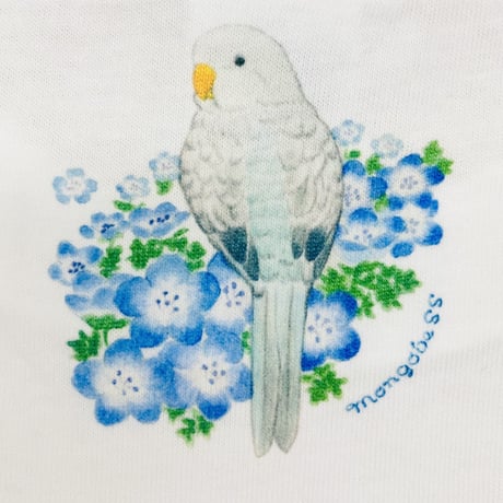 レディースTシャツ☆ネモフィラとオキナ