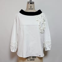 ANANAS 2way クレリックレースブラウス
