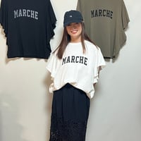ロゴフリルティーシャツ