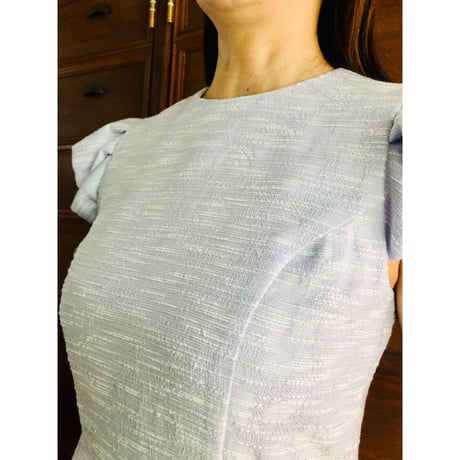 袖フリルワンピース👗