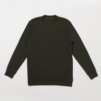EG 35//熟成スーピマコットン ハニカムサーマル L/S OLIVE