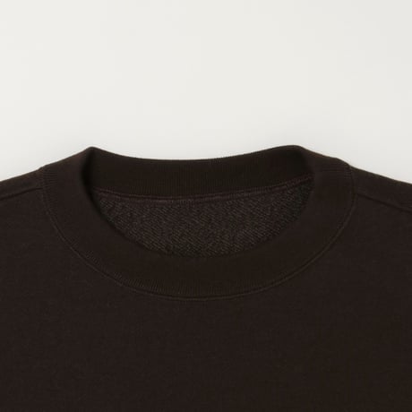EG PIARA CASHMERE 吊り裏毛 C/Nスウェット  CHOCOLATE
