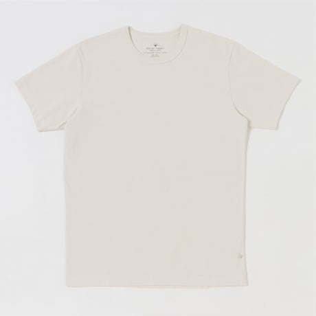 30//トルココットンOE度詰め天竺　S/S　T-SHIRT　IVORY