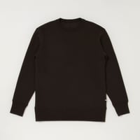 EG PIARA CASHMERE 吊り裏毛 C/Nスウェット  CHOCOLATE