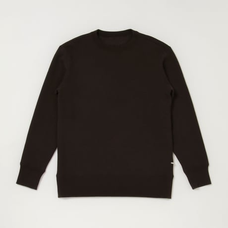 EG PIARA CASHMERE 吊り裏毛 C/Nスウェット  CHOCOLATE