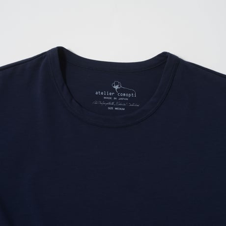 【WEB限定】40//アルティメイトピマ天竺　S/S　T-SHIRT NOBLE NAVY