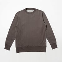 EG FUWARI 無撚糸吊り裏毛 C/Nスウェット  スモークグレー