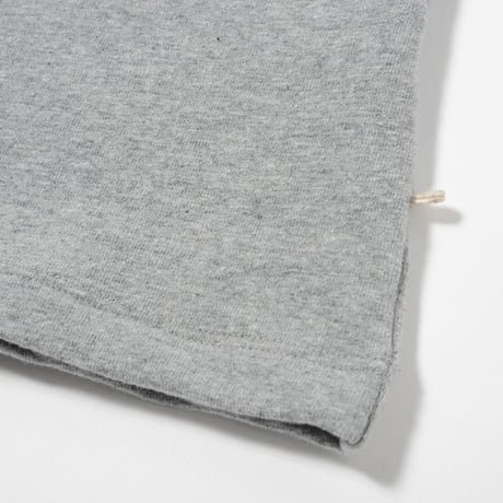 [FLUFFY] 21/-CSYムラ糸天竺  S/S  T-SHIRT  MELANGE GREY