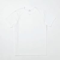 36//スビンゴールドOG100　度詰め天竺　S/S　T-SHIRT WHITE