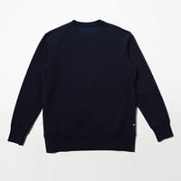 EG PIARA CASHMERE 吊り裏毛 C/Nスウェット NOBLE NAVY