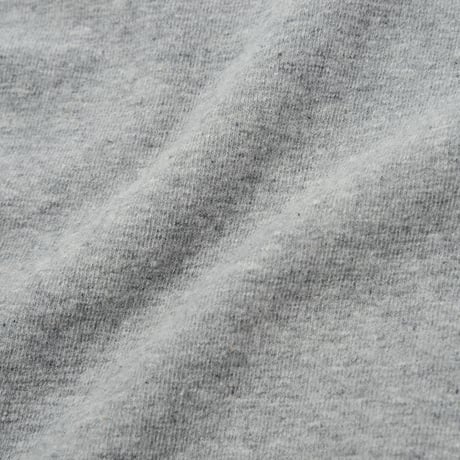 [FLUFFY] 21/-CSYムラ糸天竺  S/S  T-SHIRT  MELANGE GREY