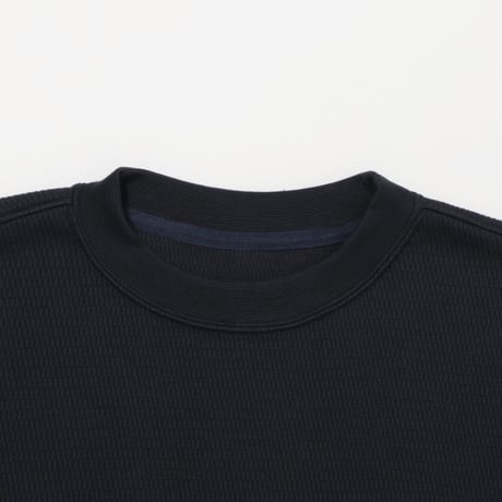 EG 35//熟成スーピマコットン ハニカムサーマル L/S  CHARCOAL NAVY