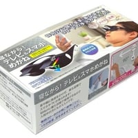 GOODアイデア商品！快適！ 便利グッズ 寝ながらテレビ＆スマホ iPhone 眼鏡 ごろ寝 メガネ 寝たきり めがね スコープ 読書 入院 入院見舞い 介護 景品 プレゼントにも最適♪ axl196