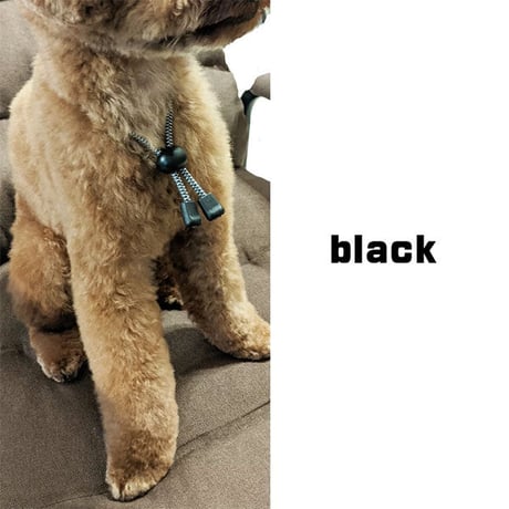 6カラー・3サイズでかわいい 愛犬も安心高輝度反射素材使用 犬用静電気軽減　静電気防止ネックレス 首輪 小型犬 35cm 静電気除去ys-pet-seidenki-35cm