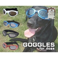 大型犬用ゴーグル 愛犬の目をまもる ドッグゴーグル 犬用サングラス 花粉 ほこり 紫外線対策 車酔い対策 定形外郵便発送 送料無料 leldg